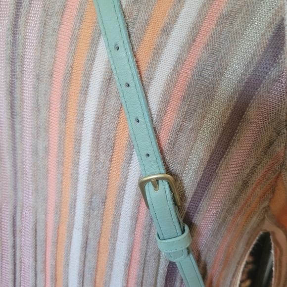 Authentic Rare Coach 9990 small blue frame crossbody bag - Picture 4 of 6